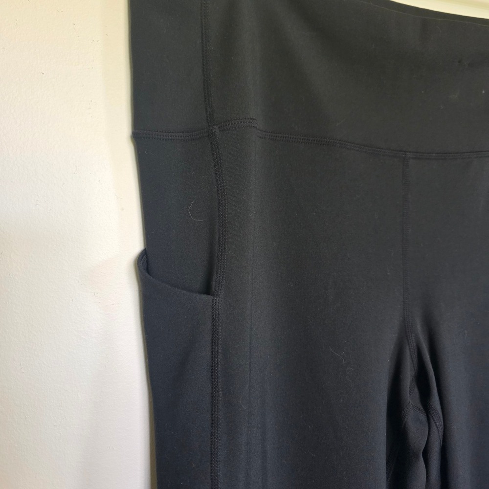Fabletics Oasis PureLuxe Black High Waisted Flare Yoga Pants Pockets Womens 2X - Picture 10 of 10